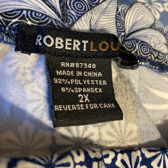 Robert Louis blue and white floral print maxi skirt - Picture 5 of 6